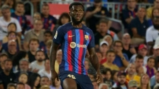Franck Kessié, jugador del FC Barcelona que podría salir. Foto: DAZN