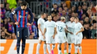 Gerard Piqué, uno de los grandes señalados tras el batacazo del FC Barcelona frente al Inter de Milán. Foto: SPORT