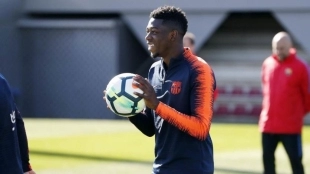 Xavi pide una nueva renovación de contrato para Dembélé