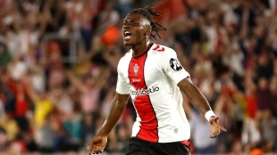 El City, atento a Roméo Lavia si desciende el Southampton