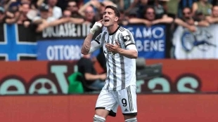 Dusan Vlahovic, nueva opción para la delantera del Real Madrid