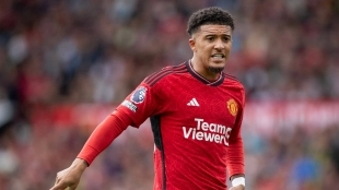 Los problemas de Jadon Sancho en el United siguen creciendo / The Independent