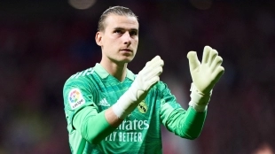 Lunin, destinado a salir del Madrid el próximo verano 