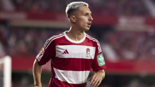 A pesar de los resultados adversos que ha enfrentado el Granada en esta temporada, Bryan Zaragoza ha brillado con luz propia. 