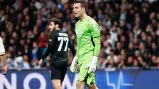 Lunin no tiene claro seguir en el Real Madrid / La Razon