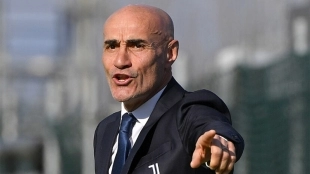 Paolo Montero, entrenador interino de la Juventus. MARCA