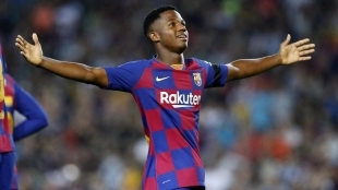Ansu Fati presiona para salir del Barcelona / FCBarcelona.es