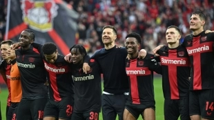 El Bayer Leverkusen, celebrando un triunfo: RFI