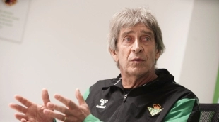 Manuel Pellegrini, entrenador del Betis, no quiere seguir con Borja Iglesias.