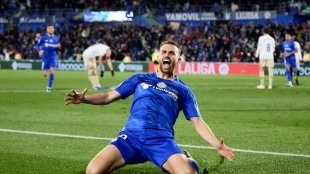 Borja Mayoral, delantero español del Getafe que ha despertado el interés de Real Sociedad y Real Betis