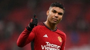 Casemiro, centrocampista del Manchester United que podría fichar por un equipo de Arabia Saudí