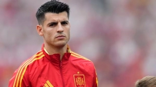 Álvaro Morata, delantero del Atlético de Madrid y capitán de España, podría fichar por el Milan