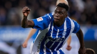 Samu Omorodion, delantero del Atlético de Madrid que podría fichar por el Chelsea en verano