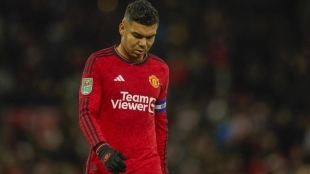 Casemiro, jugador del Manchester United y leyenda del Real Madrid que podría cambiar de aires