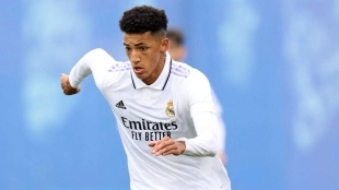 Álvaro Rodríguez, delantero del filial del Real Madrid que podría irse cedido a la Real Sociedad