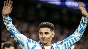 Julián Álvarez, delantero del Manchester City que ha despertado el interés del Atlético de Madrid