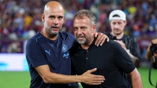 Hansi Flick, entrenador del Barça, descarta la continuidad de Sergi Roberto.