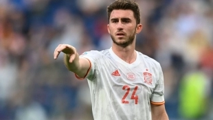<p>Aymeric Laporte, a Spanish center who belongs to Al Nassr and is of interest to Real Madrid and Athletic Club</p>