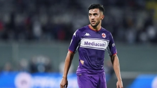 Nico González, Argentine player from Fiorentina who interests Juventus of Turin.