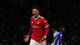 Jadon Sancho, player of Manchester United that interests Borussia Dortmund