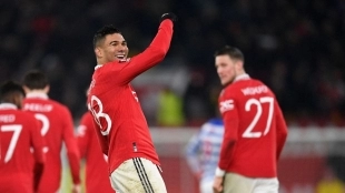 Casemiro, jugador del Manchester United y leyenda del Real Madrid que podría cambiar de aires