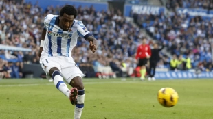 Sheraldo Becker, jugador de la Real Sociedad