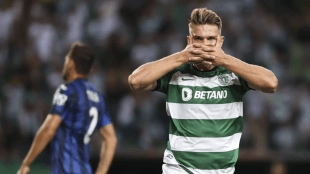 Viktor Gyökeres, delantero titular del Sporting de Portugal