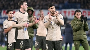 Fabián Ruiz and Marco Asensio, PSG players