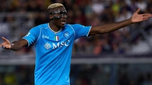 Victor Osimhen, delantero cedido en el Galatasaray por el Napoli