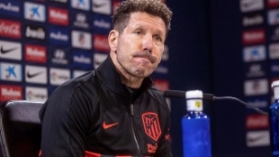 Cholo Simeone, entrenador del Atlético de Madrid 