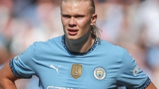 The chosen player by Manchester City to be Haaland's substitute.