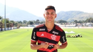 Carlos Alcaraz, jugador de Flamengo