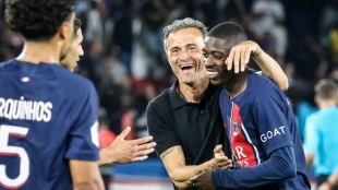Luis Enrique, actual entrenador del PSG