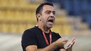 Xavi Hernández, former coach of Barcelona