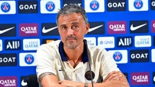Luis Enrique, actual entrenador del PSG