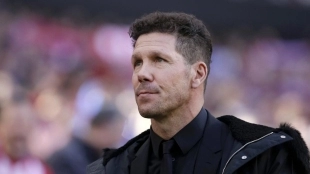 Diego Simeone, coach of Atlético de Madrid.