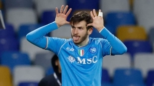 Kvaratskhelia podría terminar fuera del Nápoles por no llegar a un acuerdo / Goal.com