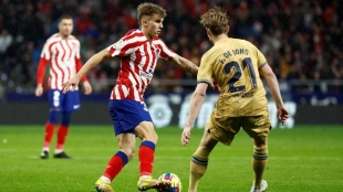 Pablo Barrios, centrocampista del Atlético de Madrid