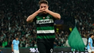 Viktor Gyökeres, delantero titular del Sporting de Portugal