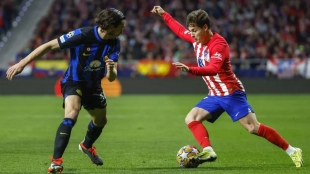 Roro Riquelme, futbolista del Atlético de Madrid