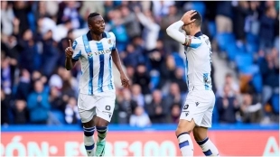 Umar Sadiq, delantero nigeriano de la Real Sociedad