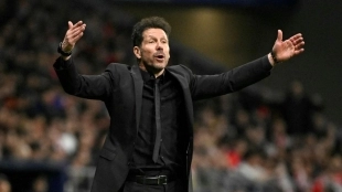 Cholo Simeone, entrenador del Atlético de Madrid 