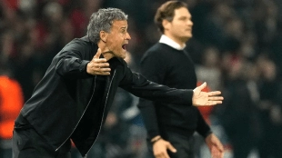 <p>Luis Enrique, current coach of PSG</p>