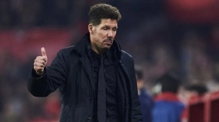 <p>Cholo Simeone, coach of Atlético de Madrid</p>