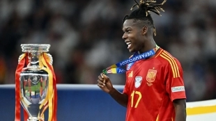 Nico Williams, jugador del Athletic Club y estrella de España