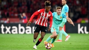 Nico Williams, jugador del Athletic Club y estrella de España