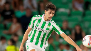 <p>Johnny Cardoso, midfielder for Real Betis</p>