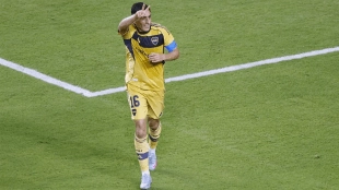 Miguel Merentiel, delantero de Boca Juniors