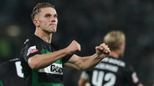 <p>Viktor Gyökeres, starting forward for Sporting Lisbon</p>