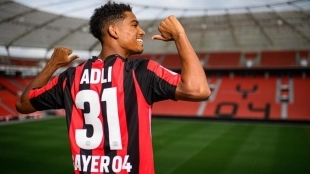 Playing in the presentation with Bayer Leverkusen